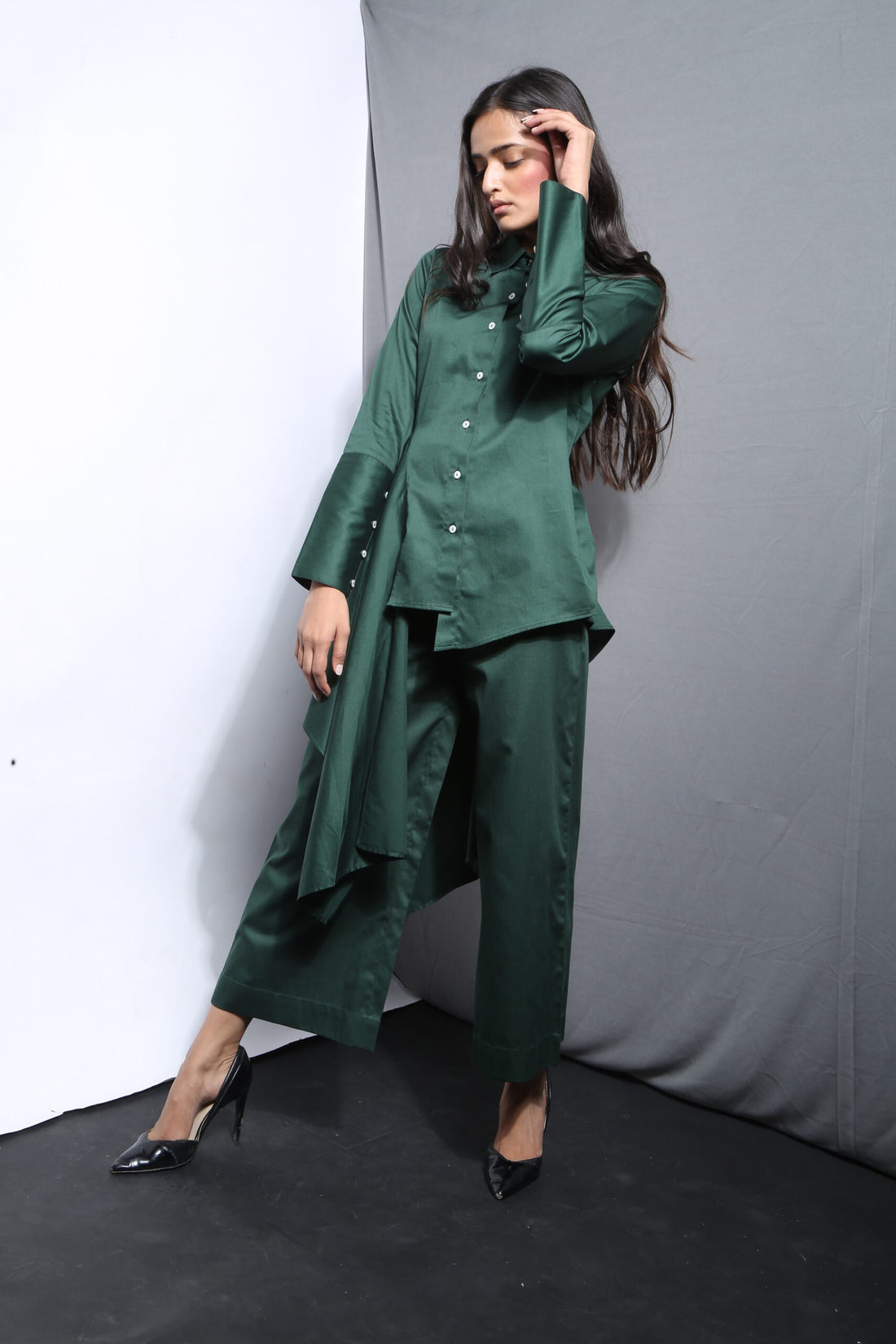 Side Drape Shirt