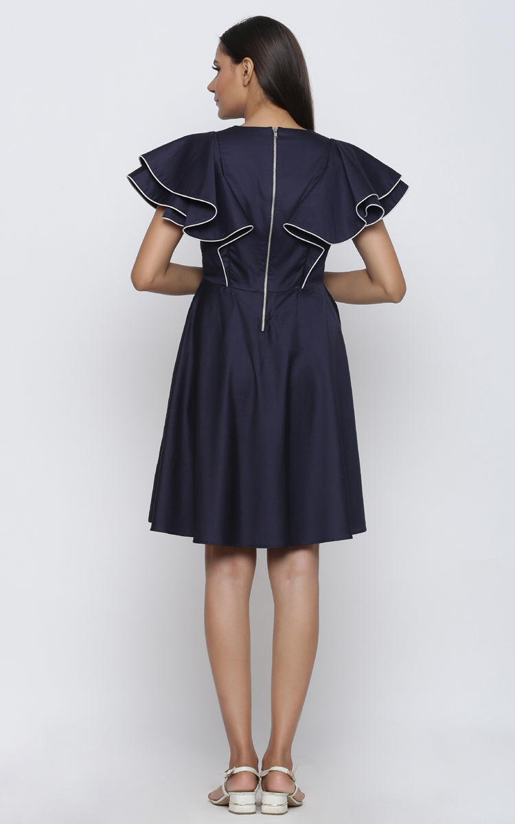 Circular Drama Flare Dress