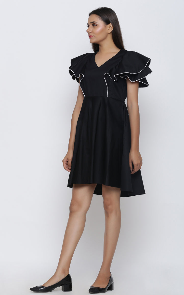 Circular Drama Flare Dress