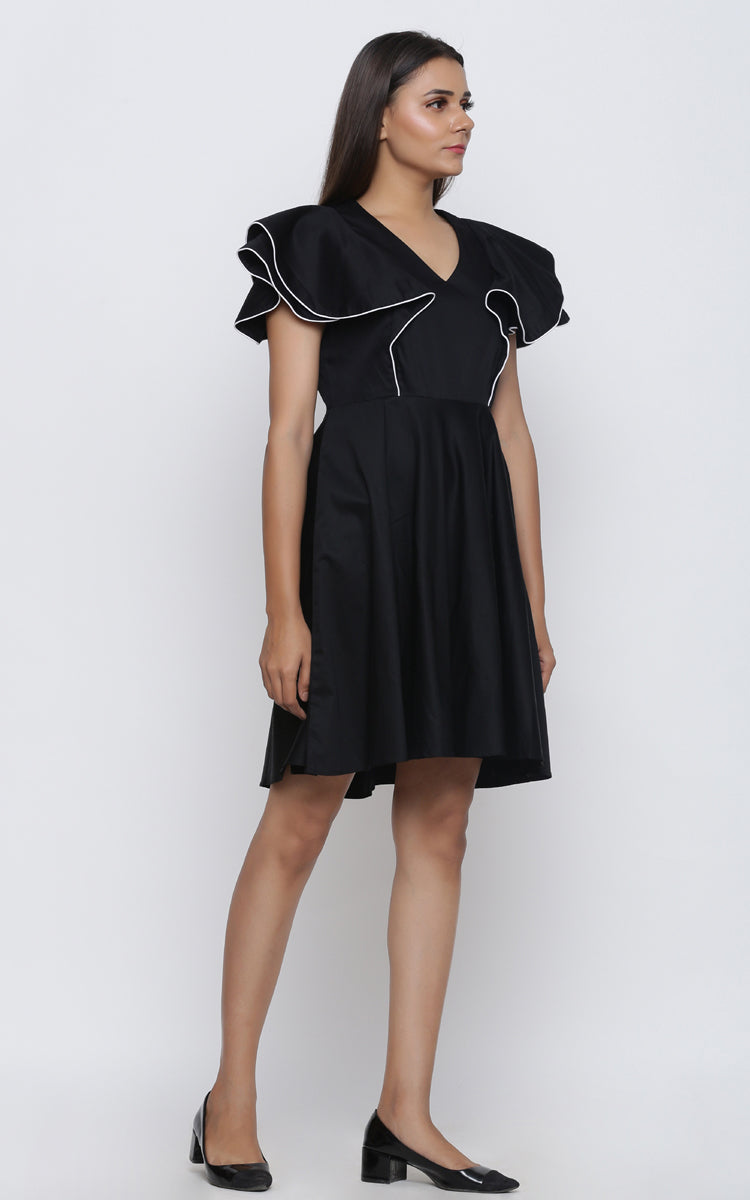 Circular Drama Flare Dress