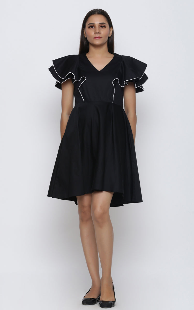 Circular Drama Flare Dress