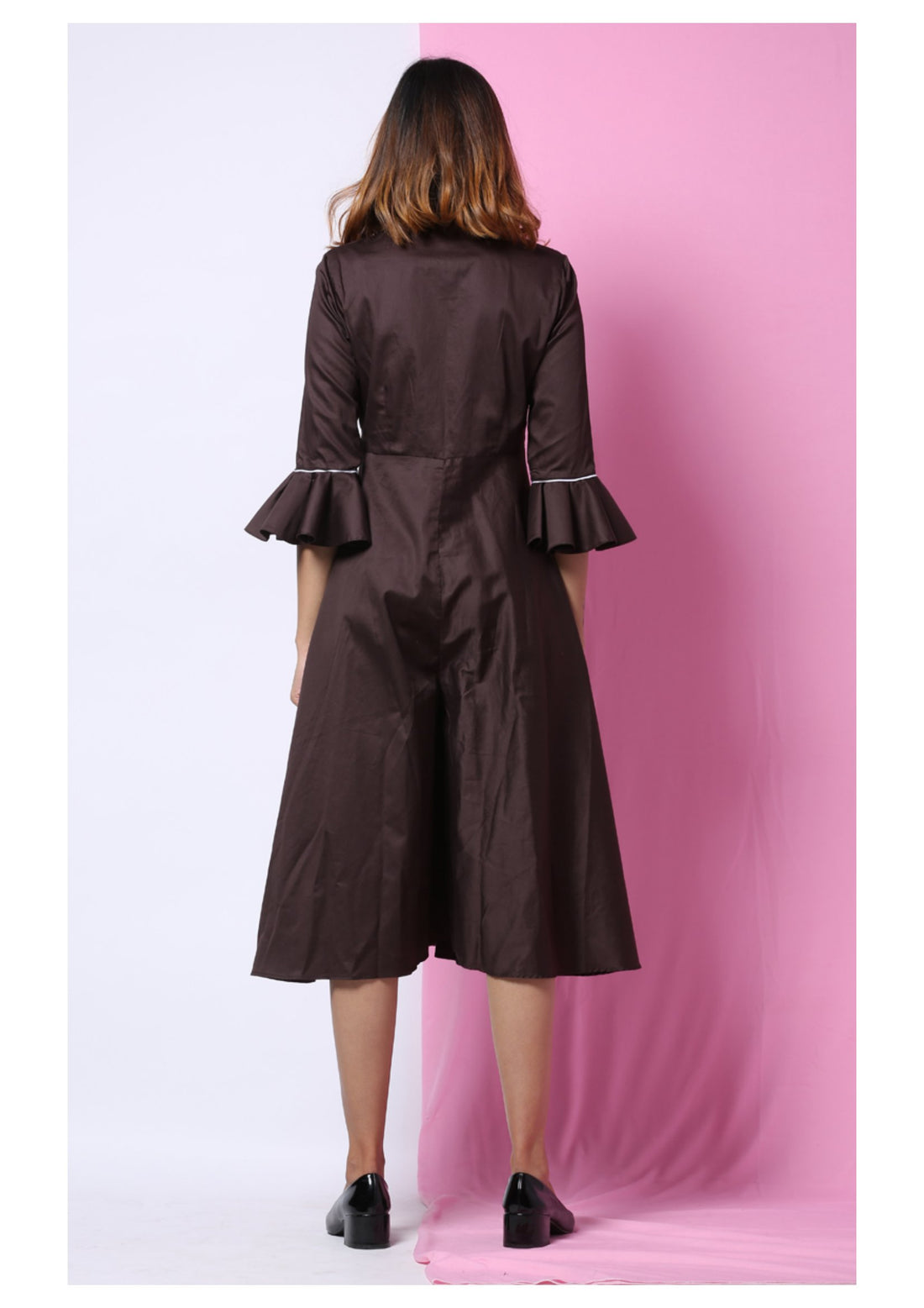 Drama Sleeve Culotte Jumpsuit