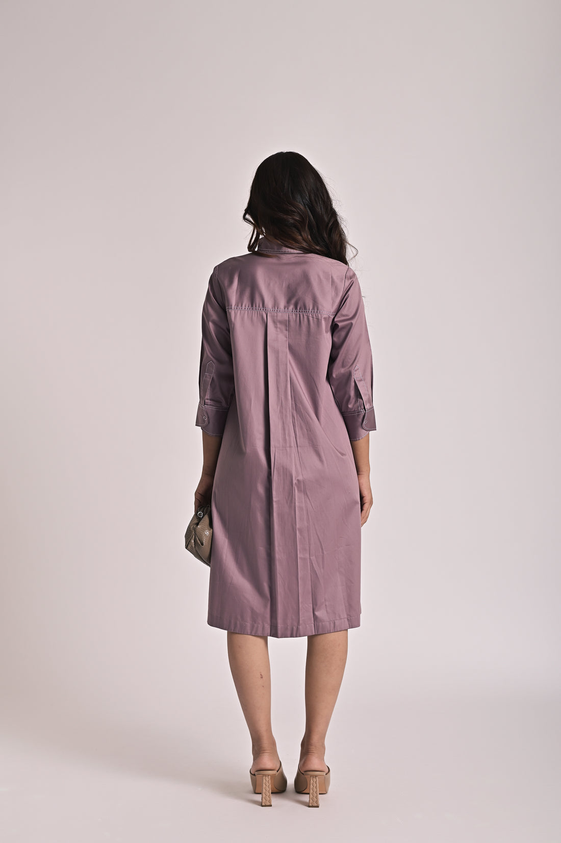 Colorblock Diagonal Dress