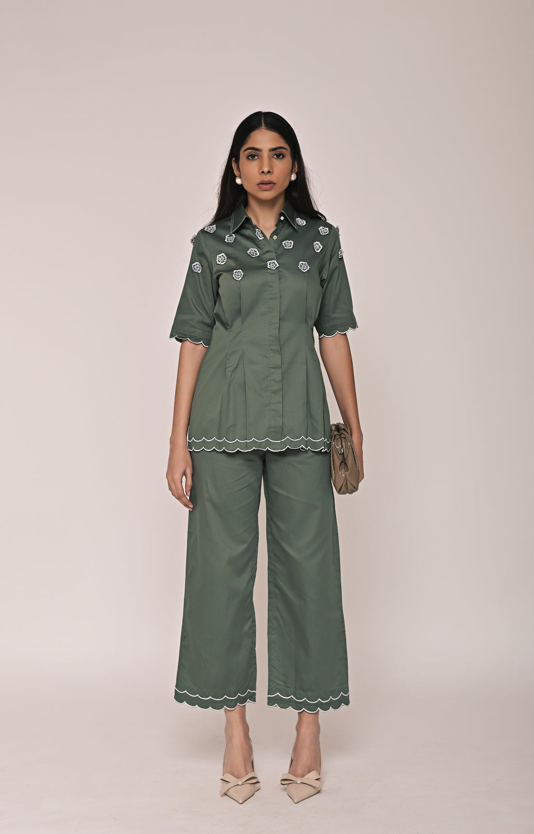 Scallop Flower Top