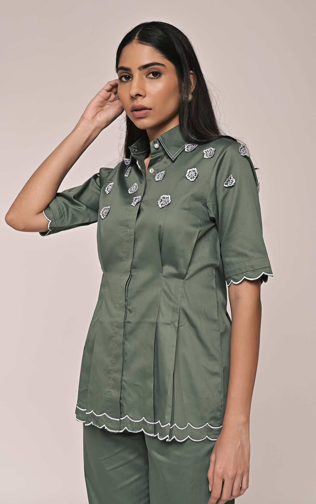 Scallop Flower Top