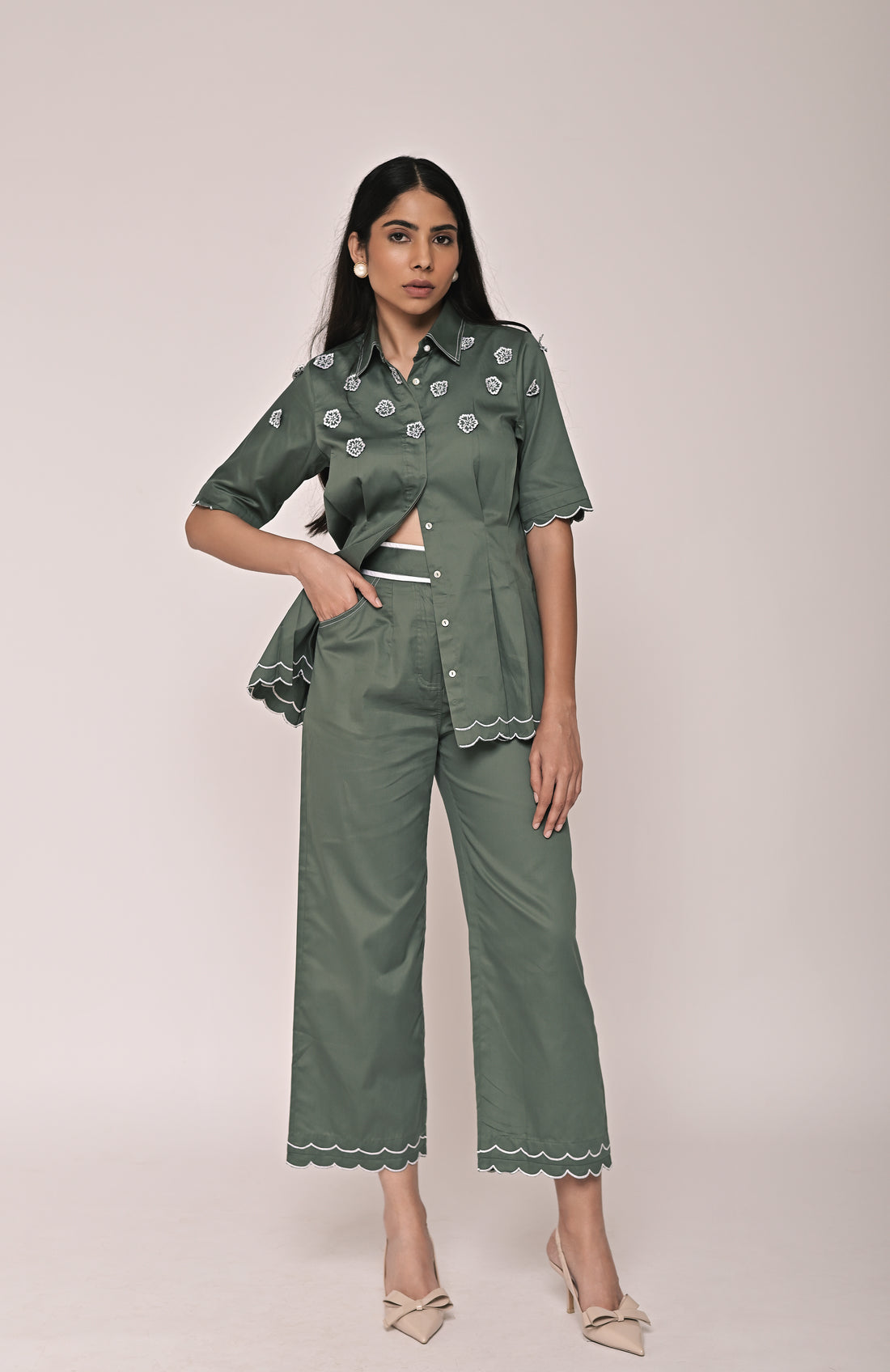 Scallop Flower Top