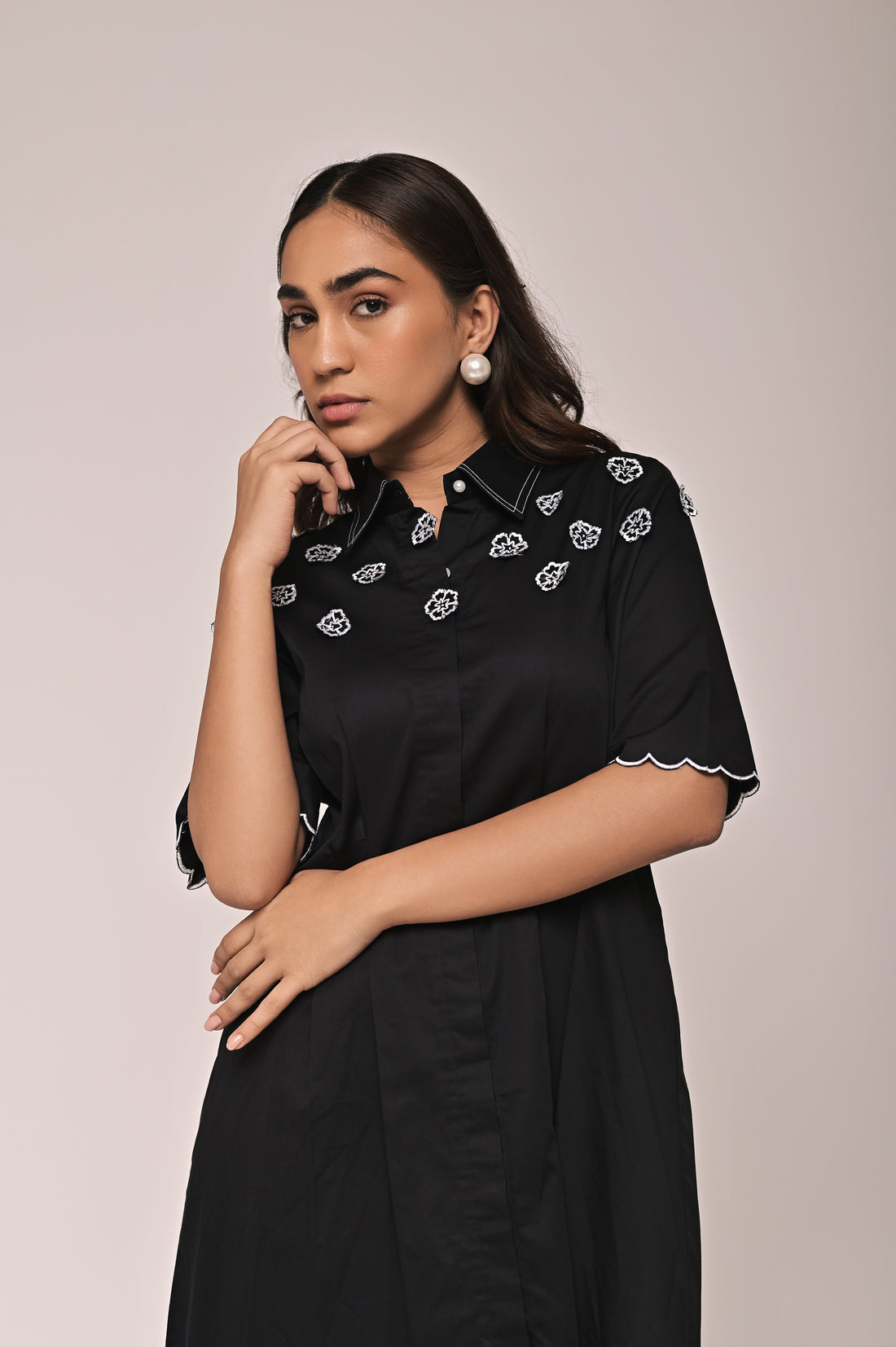 Scallop Flower Dress