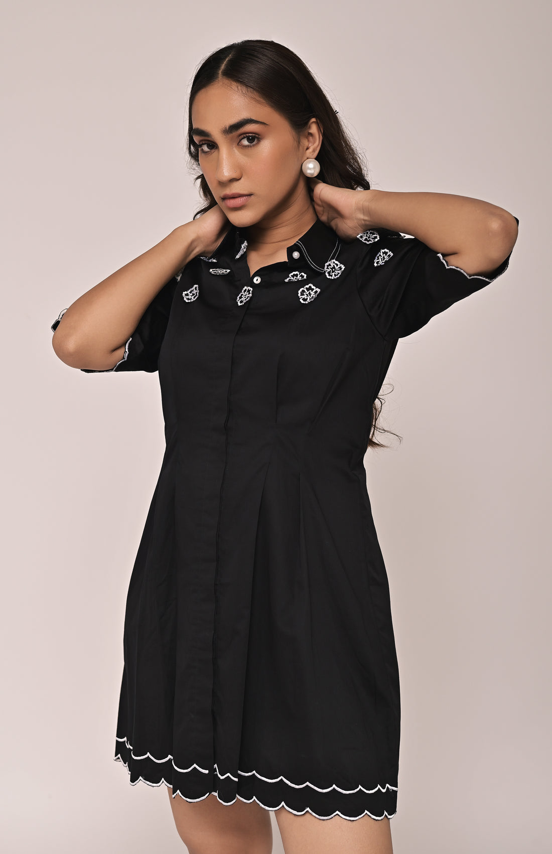 Scallop Flower Dress