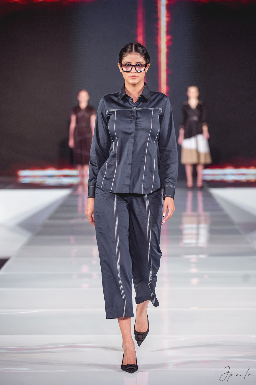Katha Twill Coord (Navy Blue)