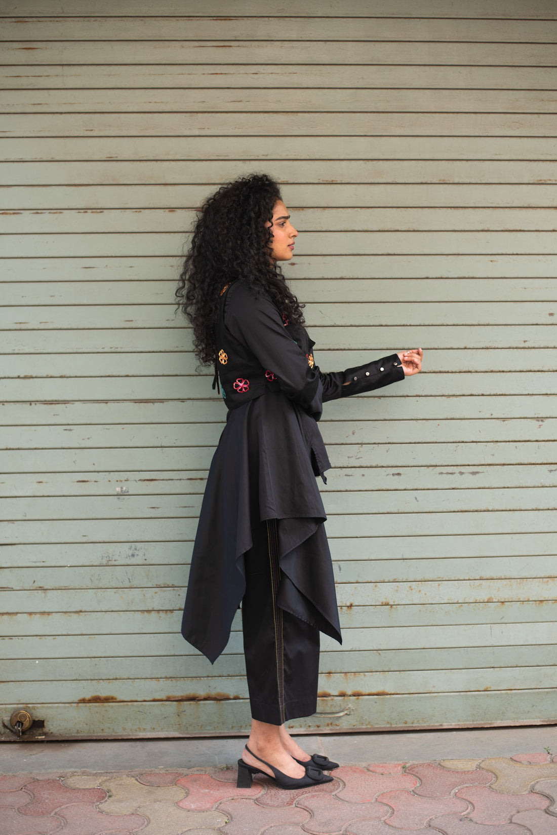 Side Drape Bling Coord