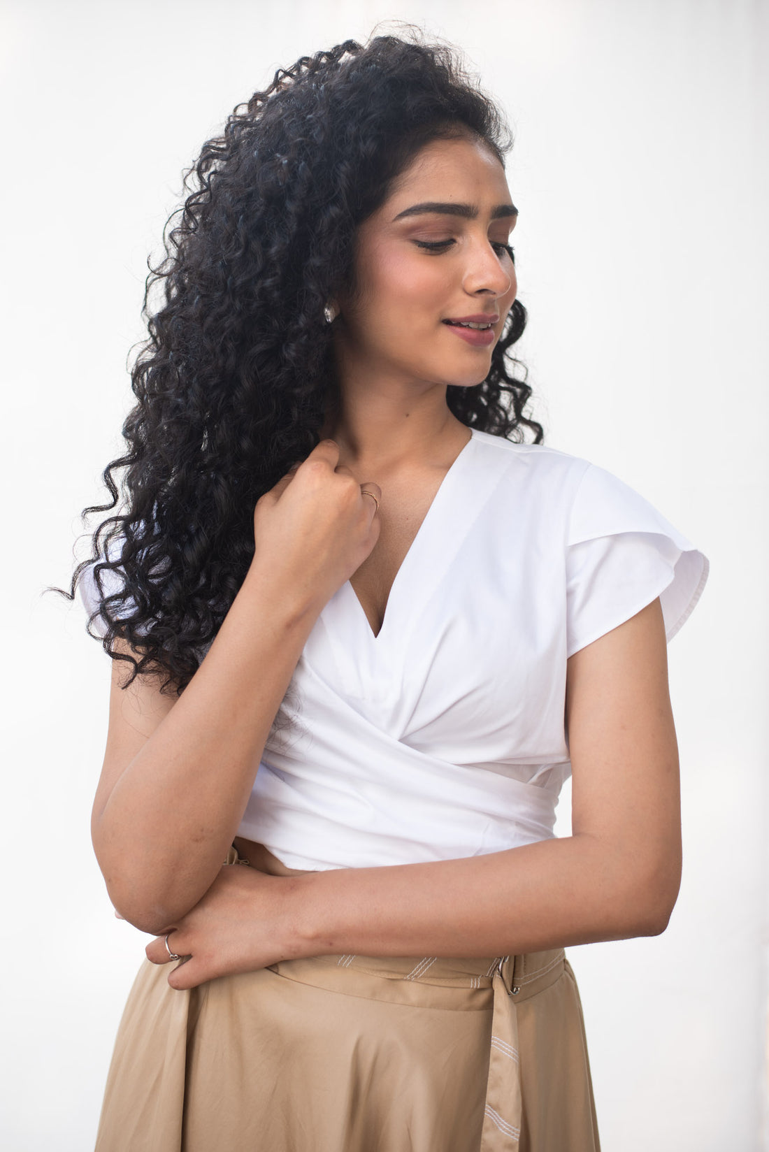 Petal Crop Top with Hanky Skirt
