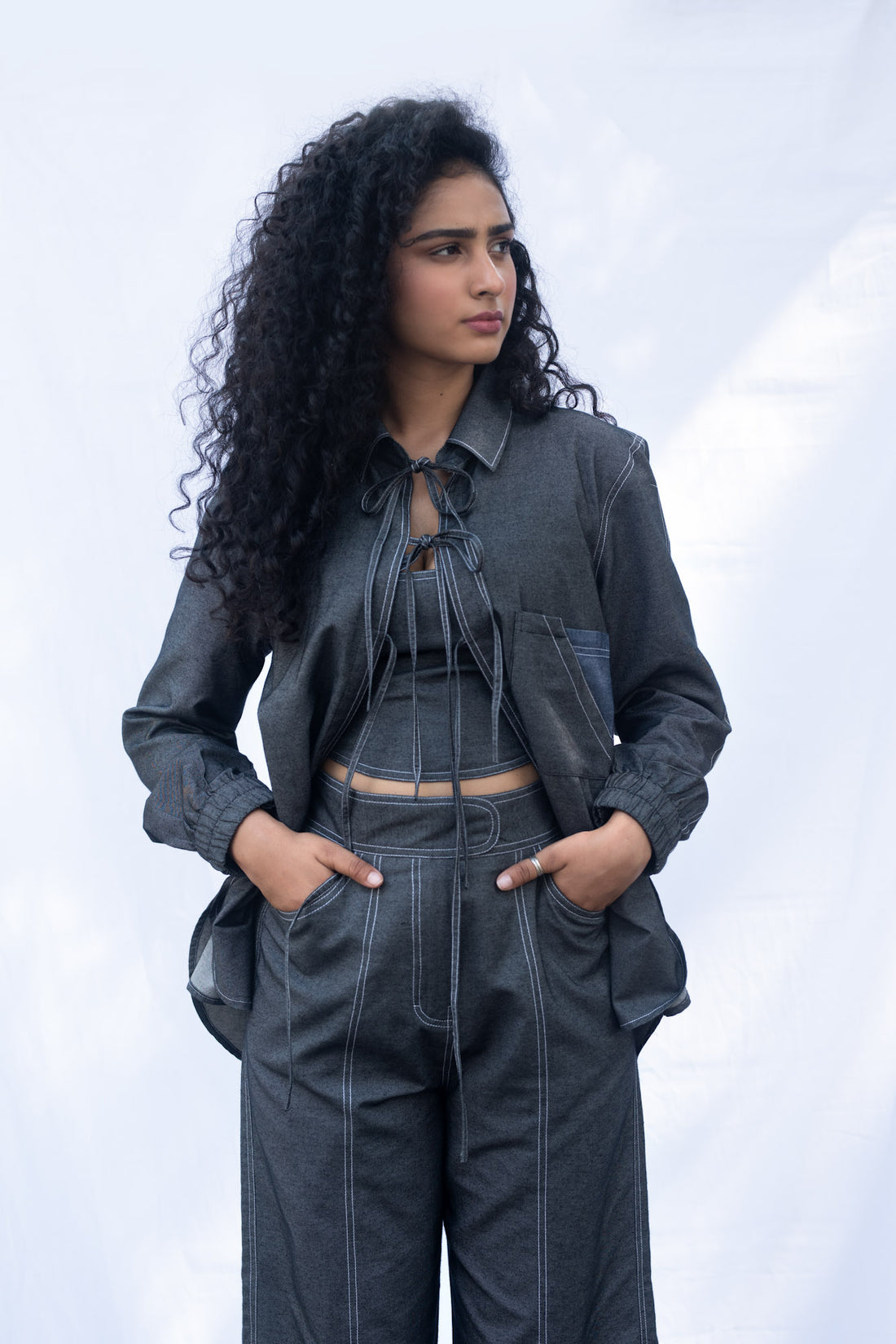 Denim 3 Piece Coord