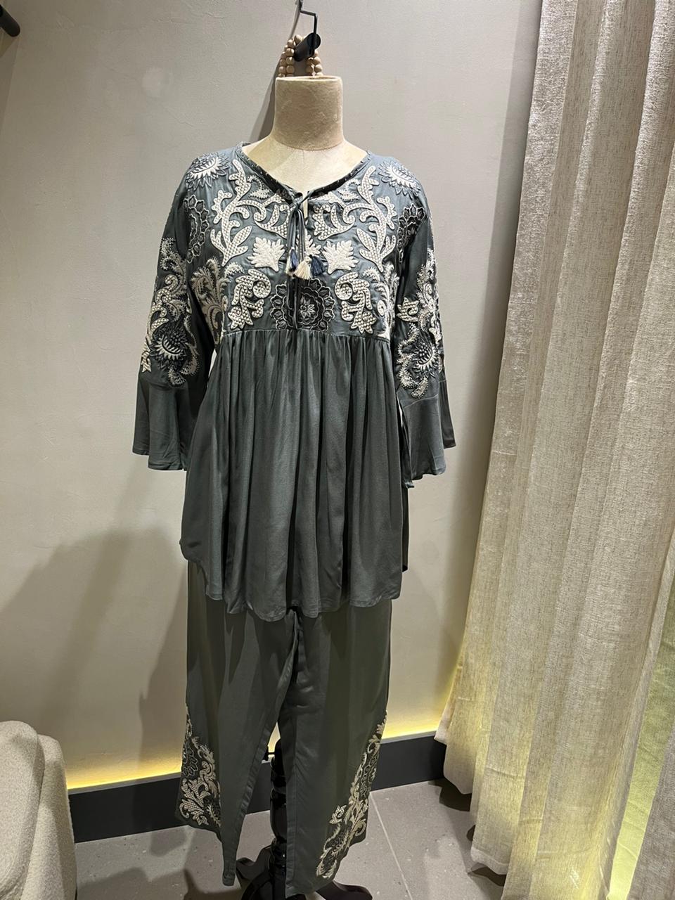 Grey Thread work Coord