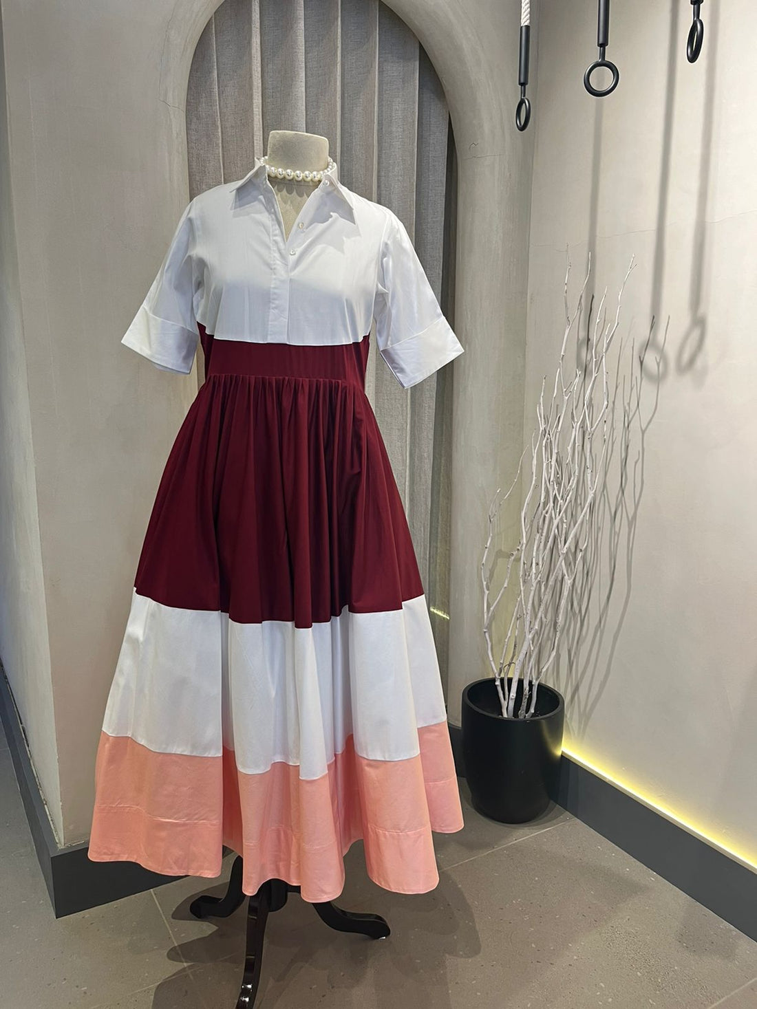 Cancun Contrast Block Dress