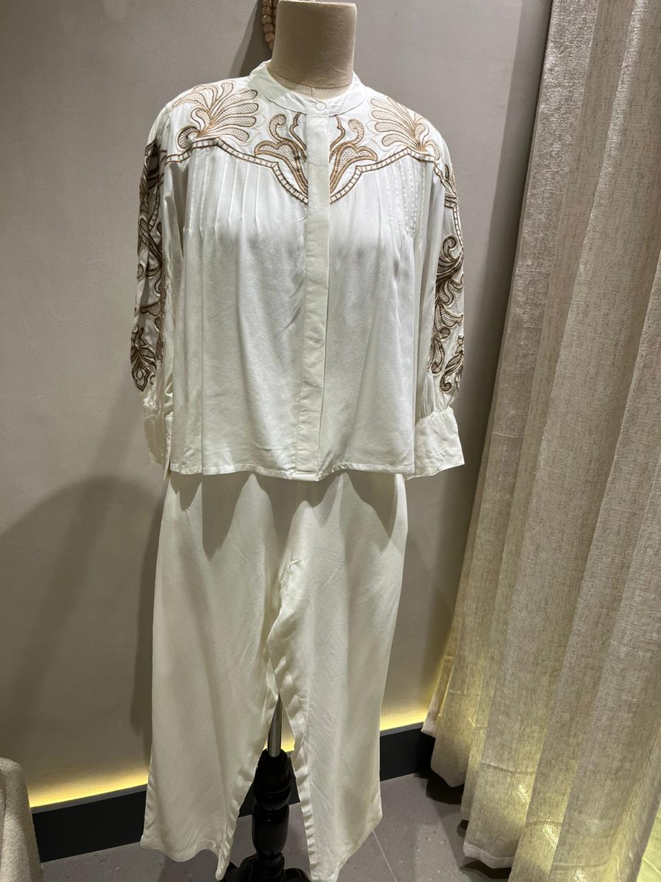 White and Beige Coord