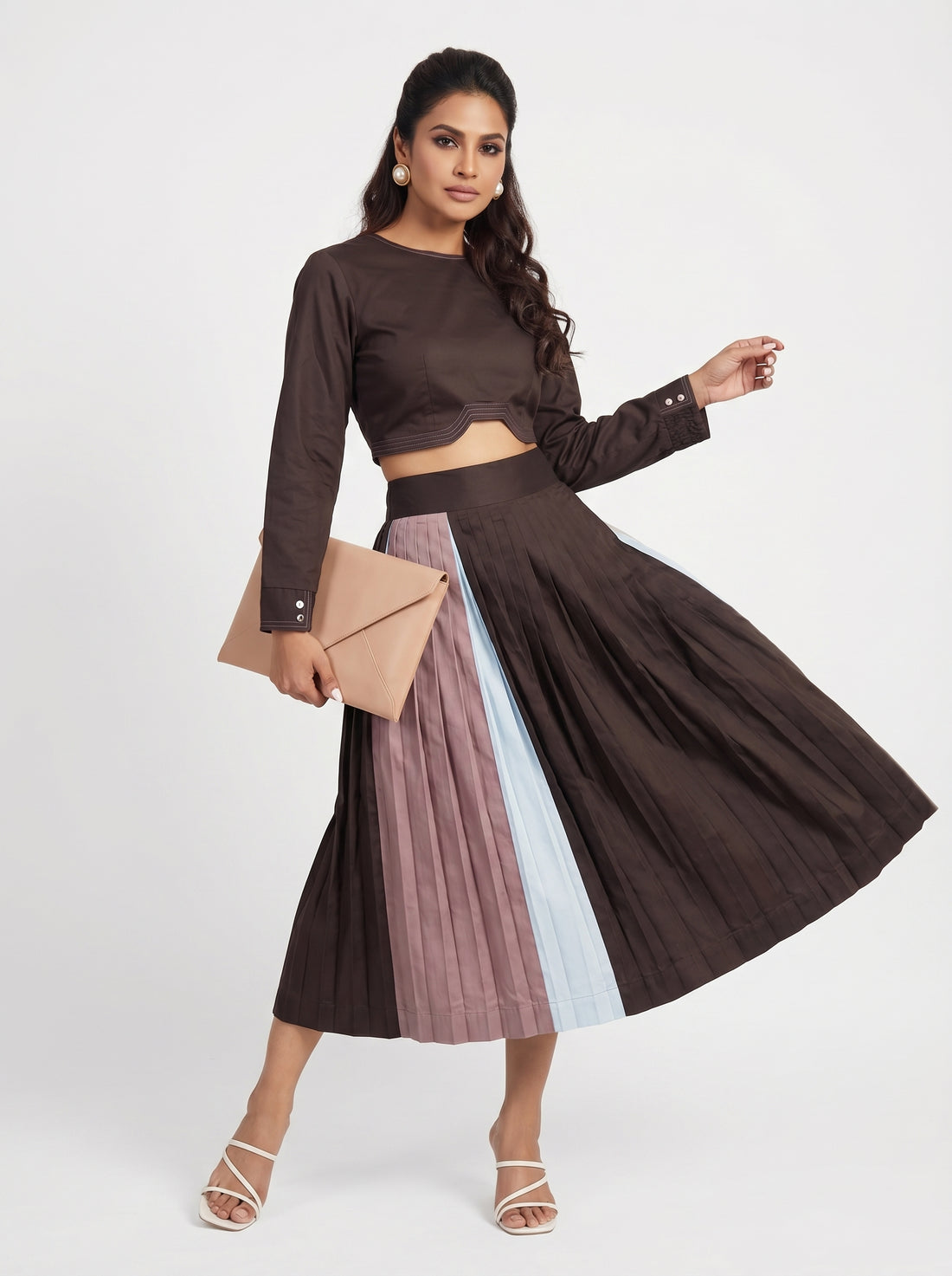 Flap Corset - Coffee