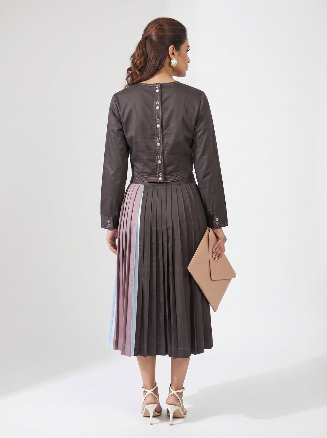 Flap Corset - Coffee