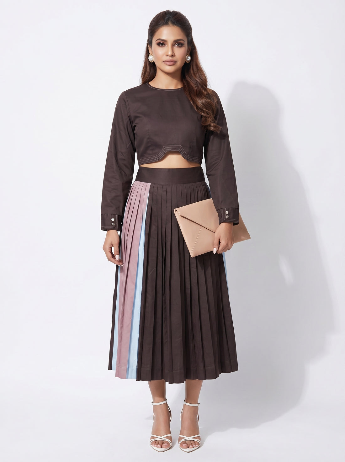 Flap Corset - Coffee